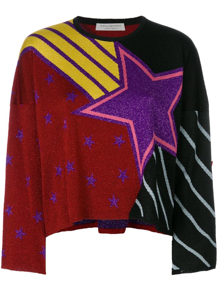 Philosophy Di Lorenzo Serafini Retro Jumper - Multicolour