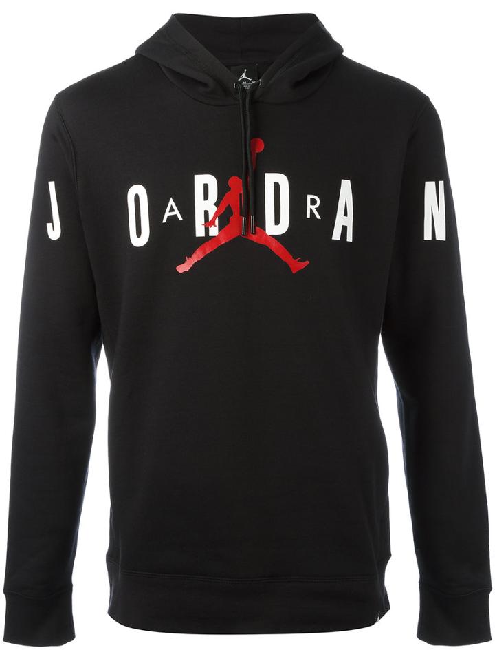 Nike Air Jordan Hoodie, Men's, Size: Medium, Black, Cotton/polyester