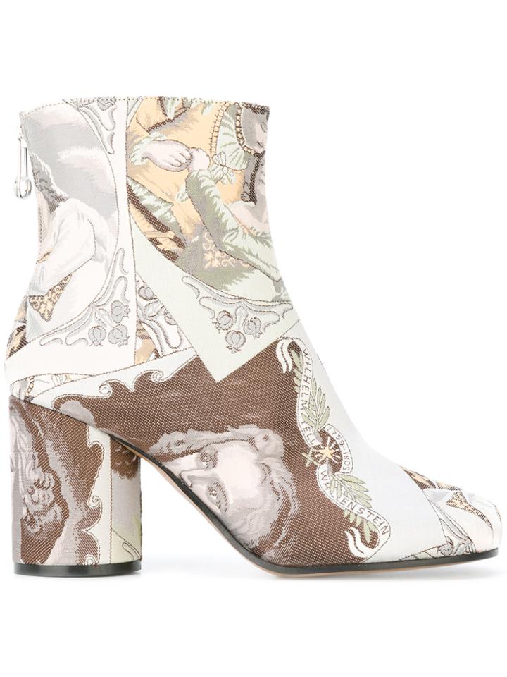 Maison Margiela Portrait Ankle Boots - Nude & Neutrals