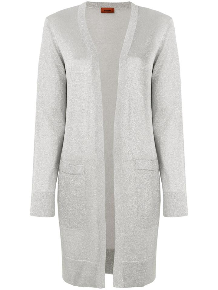 Missoni Long Lurex Cardigan - Nude & Neutrals