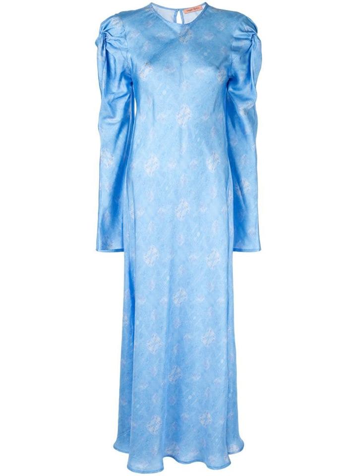 Maggie Marilyn Love Me Knot Printed Dress - Blue