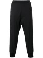 Neil Barrett Navy Drop Crotch Track Pants - Blue