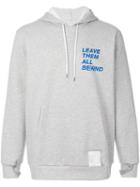 Satisfy - Post Run Hoodie - Men - Cotton/polyester - L, Grey, Cotton/polyester