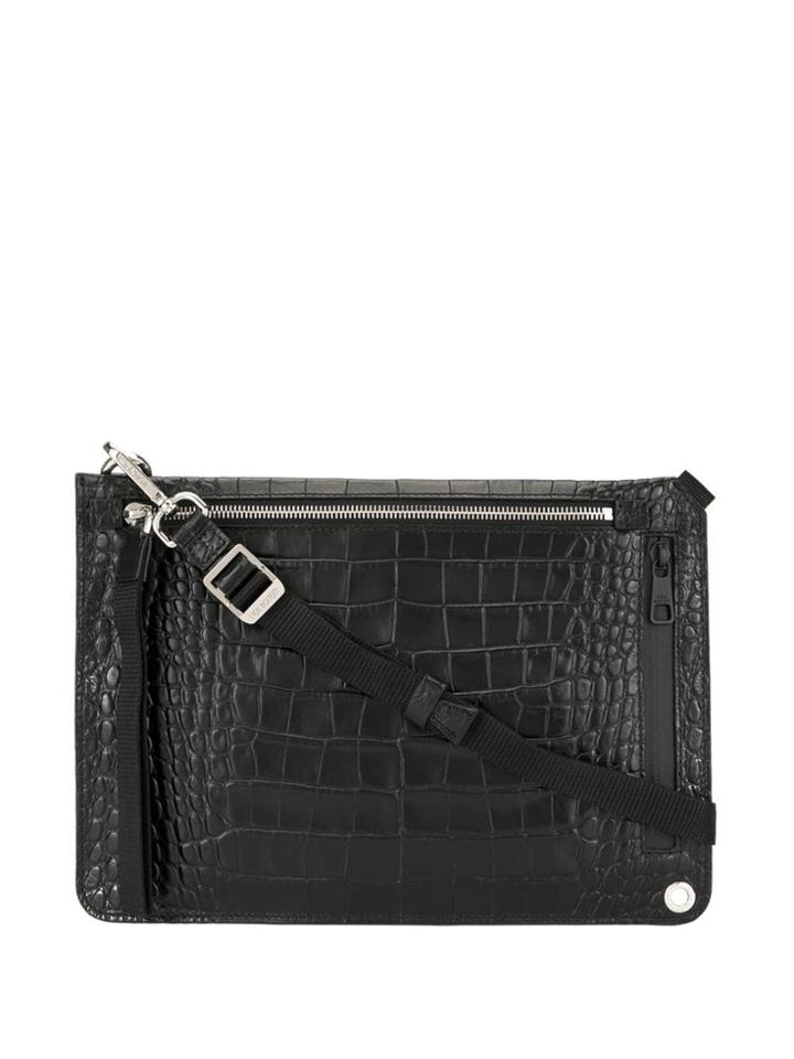 Neil Barrett Thunderbolt Clutch - Black