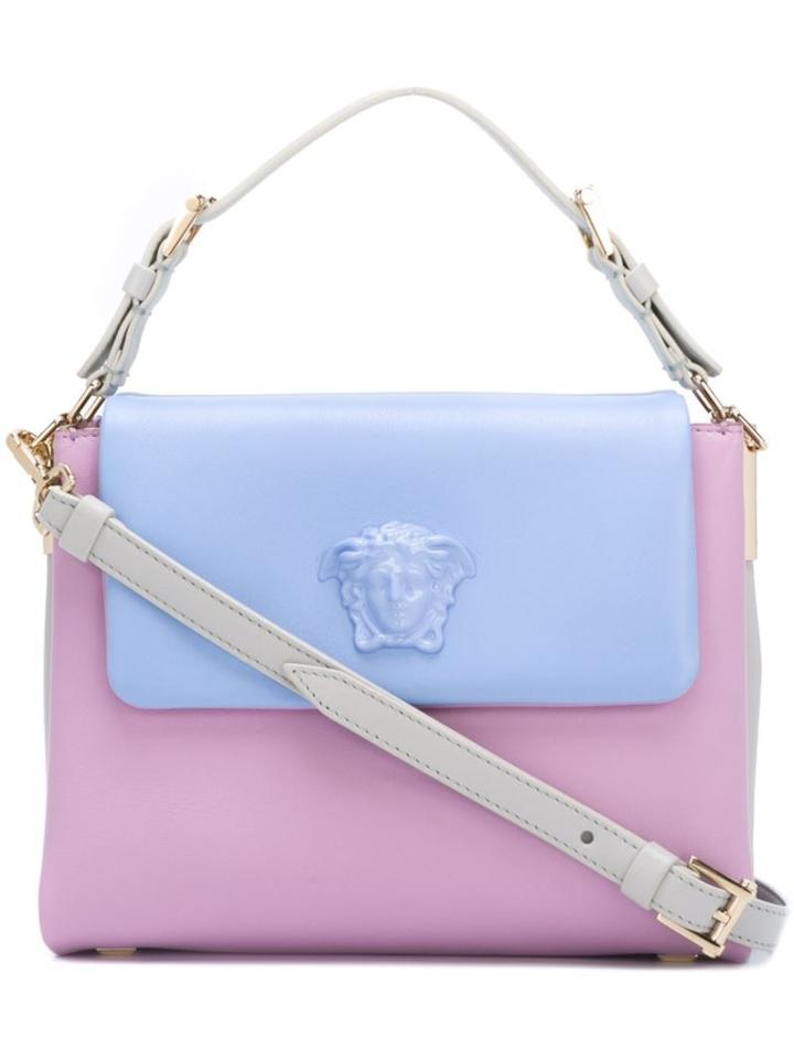 Versace Two-tone Medusa Tote, Women's, Pink