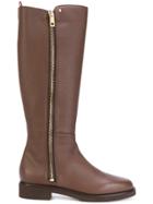 Bally Zipped Boots - Brown