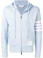Thom Browne Pom-pom 4-bar Oversized Hoodie - Blue