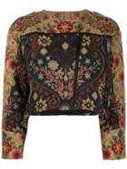 Preen By Thornton Bregazzi Hera Cropped Jacket - Neutrals
