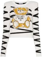 Moschino Teddy Printed Top - White