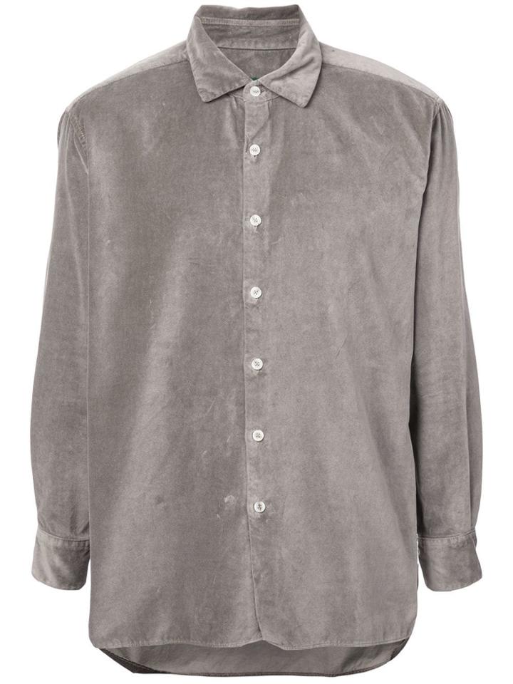 Casey Casey Boxy Fit Shirt - Grey