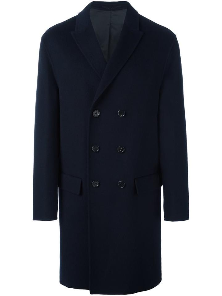 Joseph 'harrold' Coat, Men's, Size: 50, Blue, Cashmere/wool