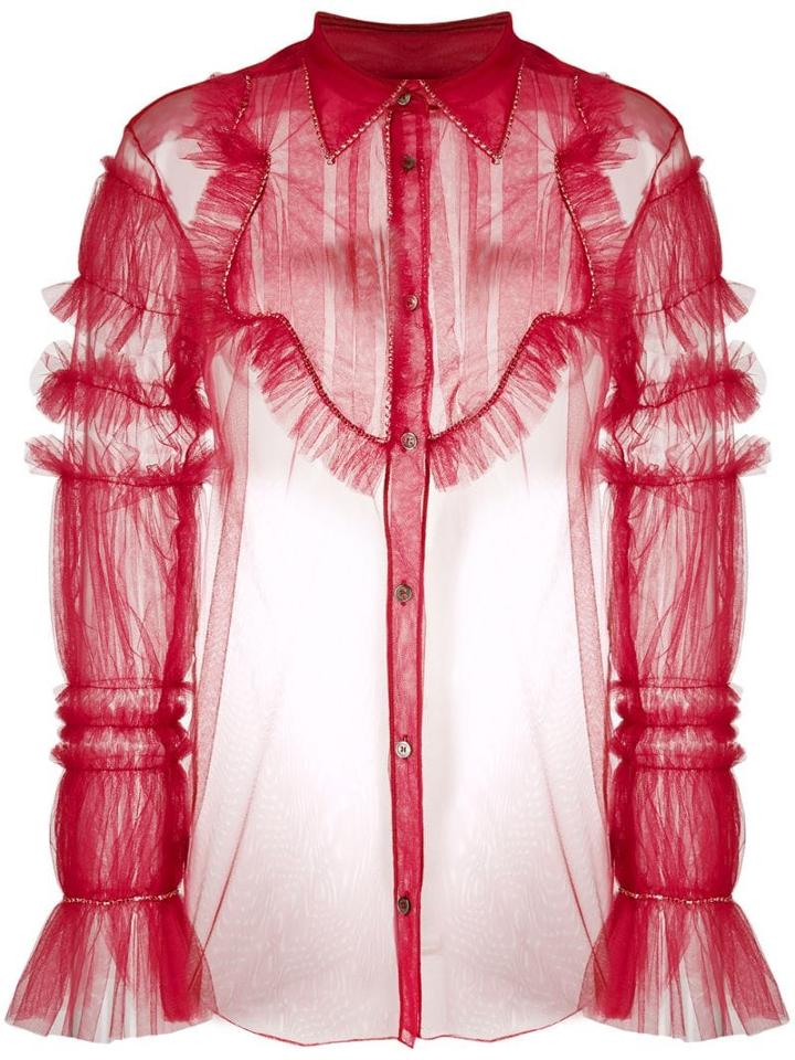 Viktor & Rolf Western Shirt - Red