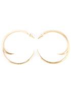 Shaun Leane Cat Claw Hoop Earrings, Women's, Metallic