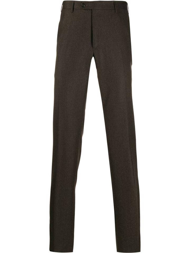 Corneliani Straight-leg Tailored Trousers - Brown