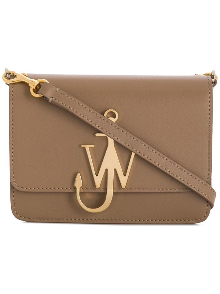Jw Anderson Ash Mini Logo Purse - Neutrals