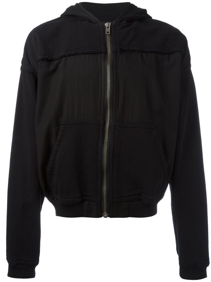 Haider Ackermann Hooded Sweatshirt, Men's, Size: Large, Black, Cotton/viscose