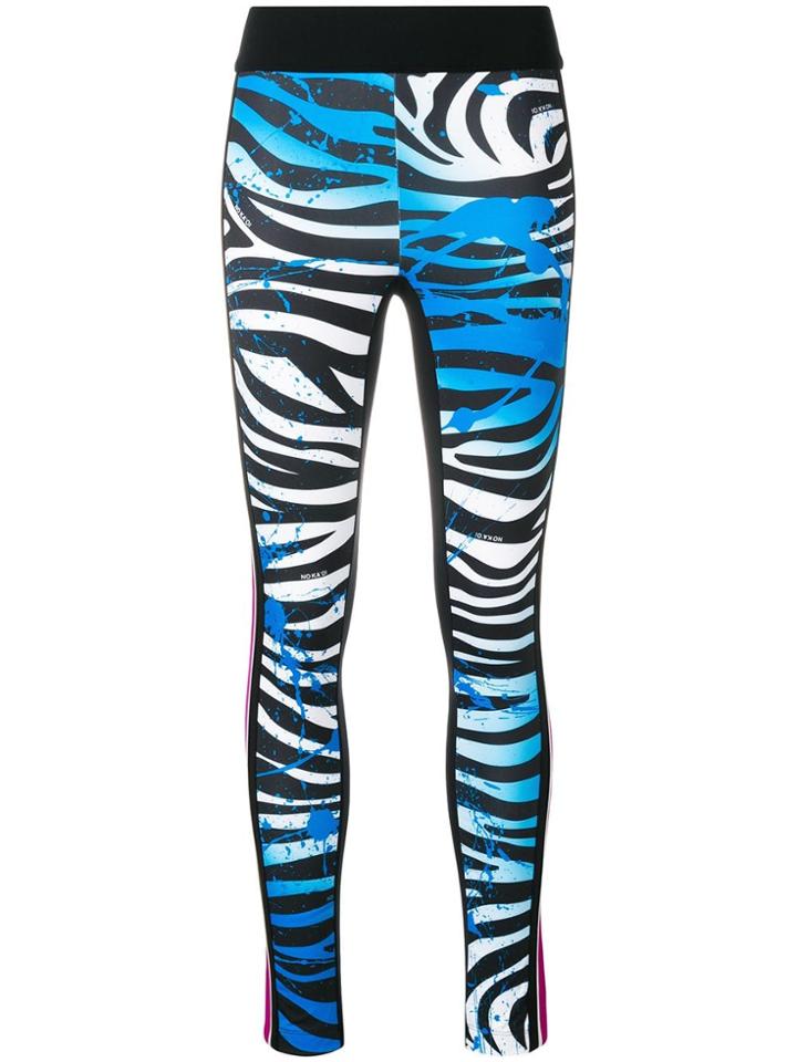 No Ka' Oi Multi-print Leggings - Black