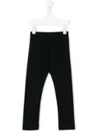 Young Versace - Embellished Logo Leggings - Kids - Cotton/spandex/elastane - 6 Yrs, Black