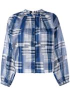 Ulla Johnson - Checked Shirt - Women - Cotton - 4, Women's, Blue, Cotton