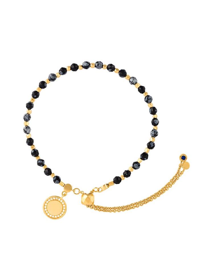 Astley Clarke 'thundercloud Obsidian Kula' Sapphire Bracelet, Women's, Black