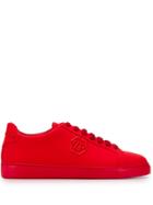 Philipp Plein Logo Plaque Sneakers - Red