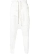Rick Owens Drkshdw Drop Crotch Trousers - White