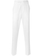 Thom Browne Straight Tailored Trousers - White