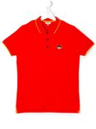 Kenzo Kids Tiger Patch Polo Shirt, Boy's, Size: 14 Yrs, Yellow/orange
