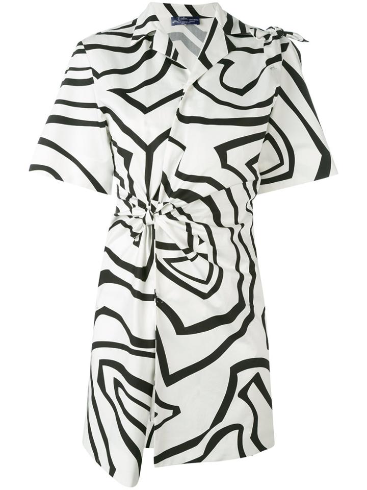Emilio Pucci Knotted Print Dress - White