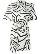 Emilio Pucci Knotted Print Dress - White