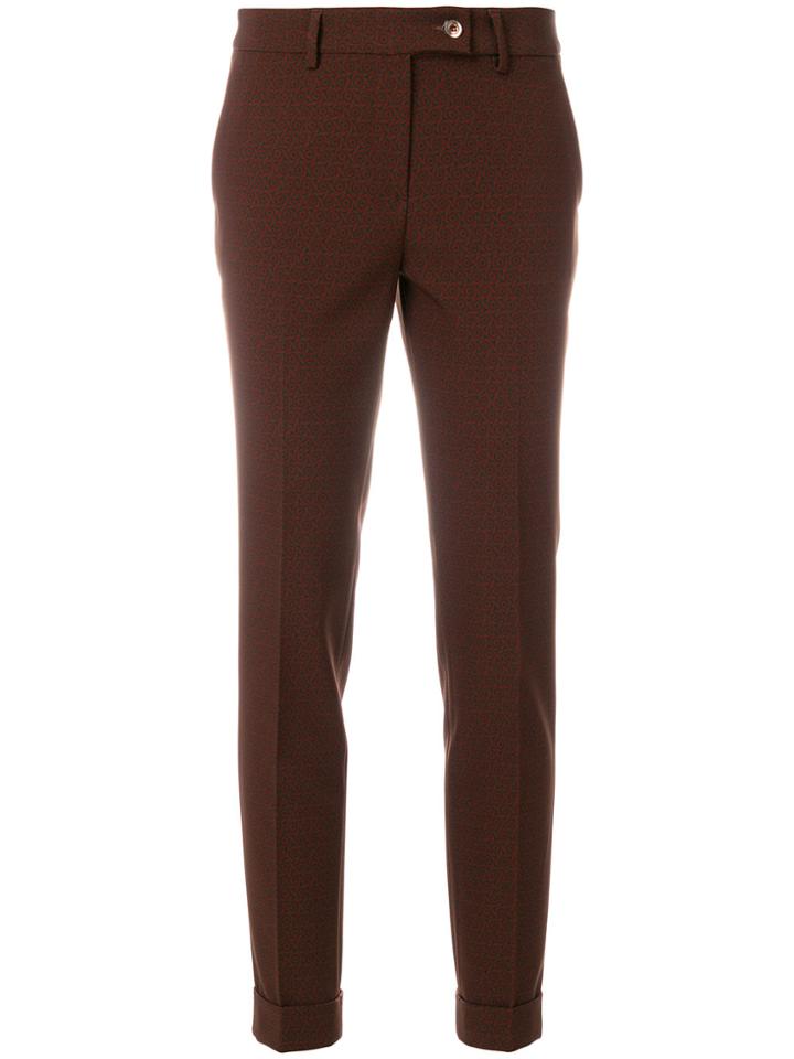 Meme Tailored Fitted Trousers - Yellow & Orange