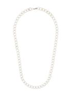 Susan Caplan Vintage 1990s Brushed Chain Necklace - Silver