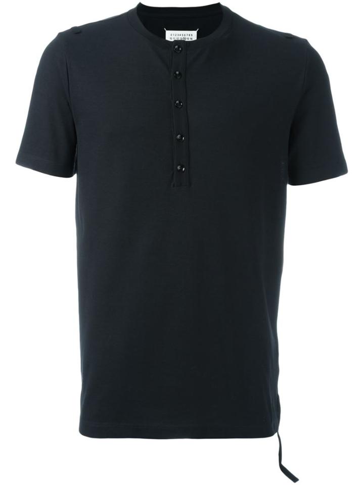 Maison Margiela Button Down Henley T- Shirt