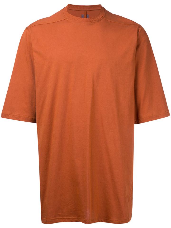 Rick Owens Drkshdw - Oversized T-shirt - Men - Cotton - One Size, Yellow/orange, Cotton