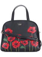 Kate Spade Floral Tote - Black