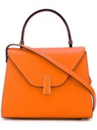 Valextra - Small Tote - Women - Calf Leather - One Size, Yellow/orange, Calf Leather