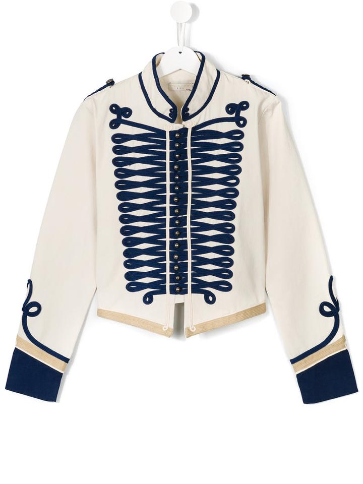 Stella Mccartney Kids Military Jacket, Girl's, Size: 14 Yrs, White