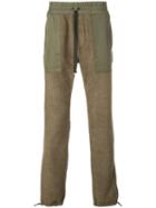 Amiri Drawstring Waist Straight Trousers - Green