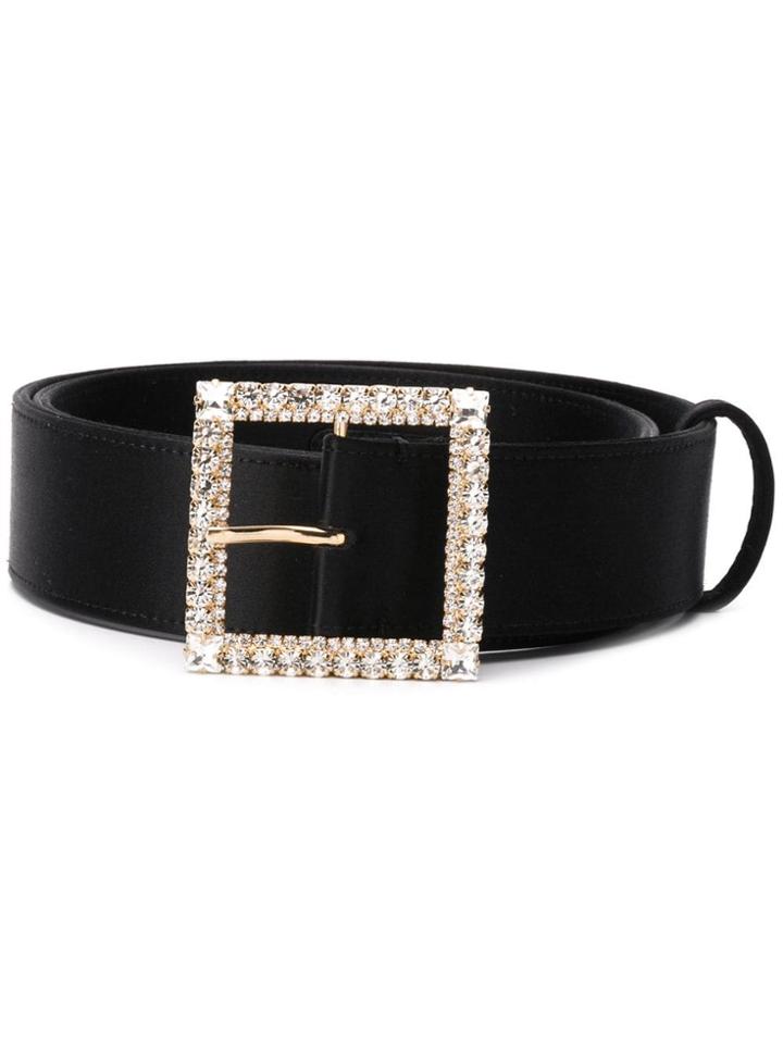 Alexandre Vauthier Embellished Buckle Belt - Black