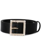 Alexandre Vauthier Embellished Buckle Belt - Black