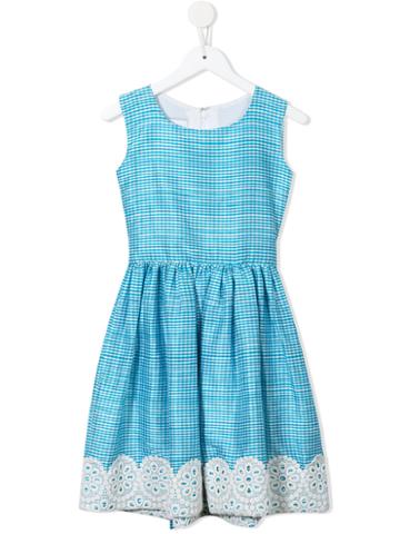 Little Bambah - Gingham Dress - Kids - Silk - 7 Yrs, Blue