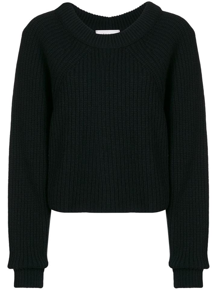 Lemaire Round Neck Jumper - Black