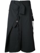 Max Tan 'serge' Cropped Trousers, Women's, Size: 40, Black, Rayon