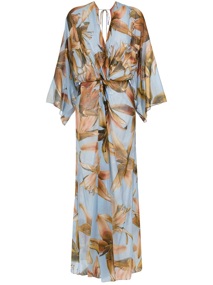 Giuliana Romanno Floral Print Maxi Dress - Unavailable