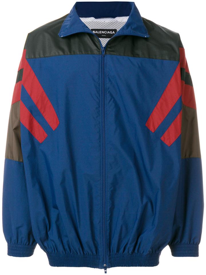 Balenciaga Bal Tracksuit Jacket - Blue