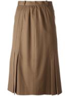 Jean Louis Scherrer Vintage Mid-length Skirt - Brown