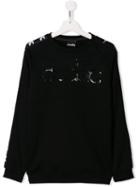 Diadora Junior Logo Sweatshirt - Black