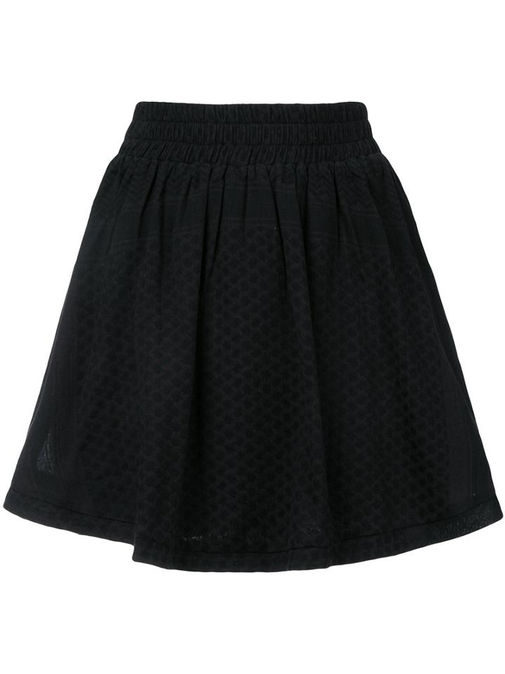 Cecilie Copenhagen - Mini Full Skirt - Women - Cotton - One Size, Black, Cotton