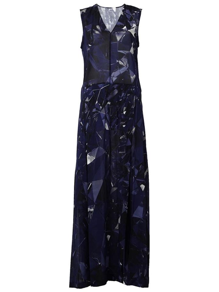 Ilaria Nistri Printed Long Dress