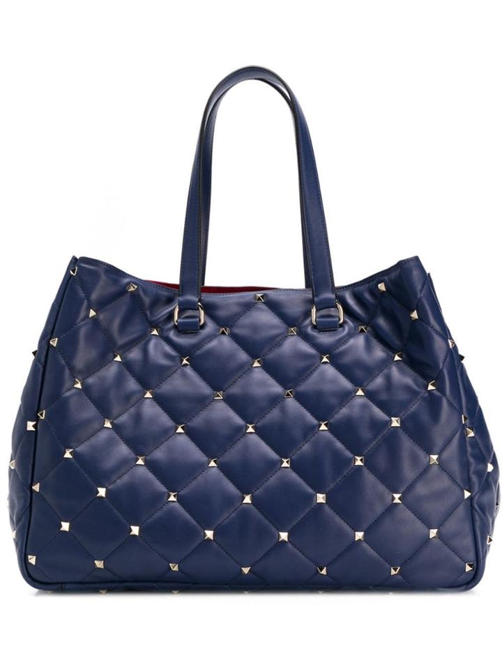 Valentino Valentino Garavani Boomstud Tote - Blue